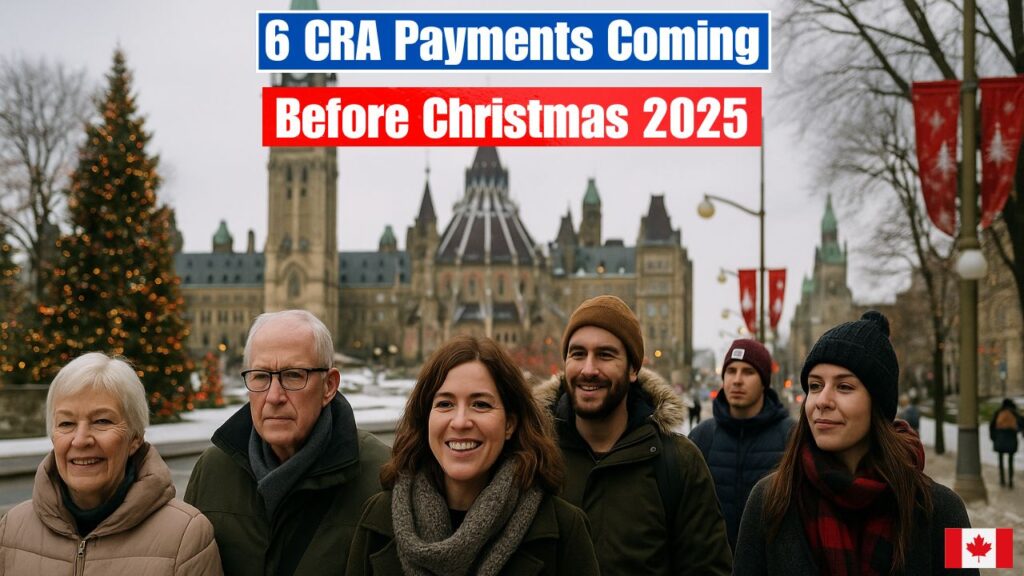 6 CRA Payments Coming Before Christmas 2025