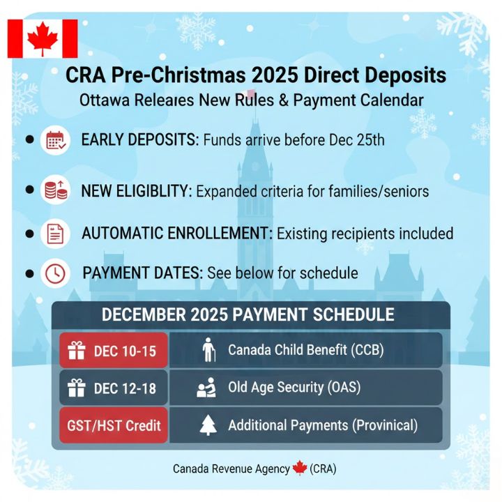 CRA Announces Six Pre-Christmas