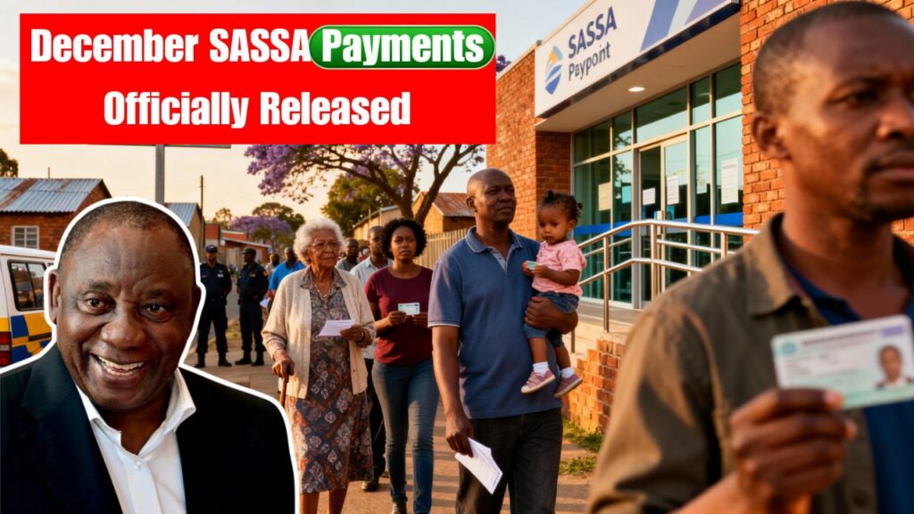 “December SASSA Payments Officially