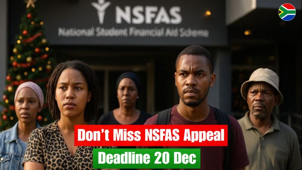 Don’t Miss NSFAS Appeal Deadline 20 Dec