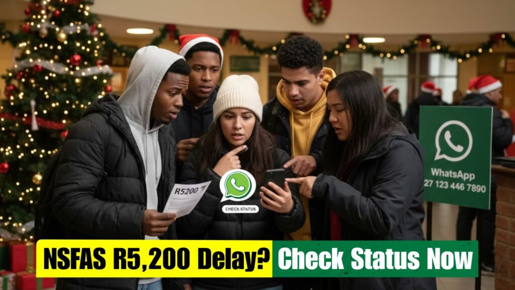 NSFAS R5,200 Delay Check Status Now