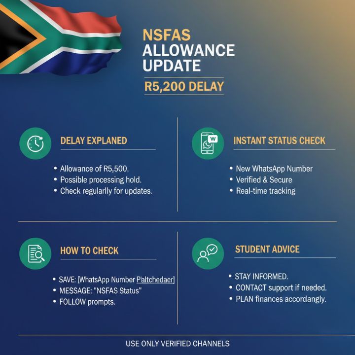 NSFAS R5,200 Delay