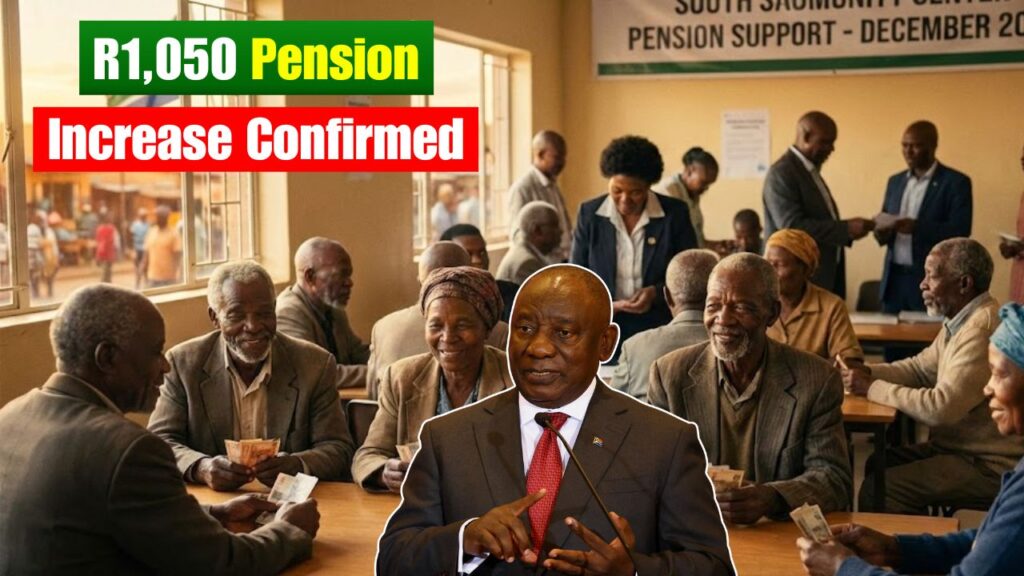 R1,050 Pension Adjustment Arrives