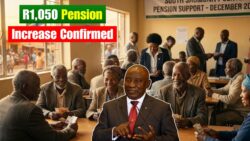 R1,050 Pension Adjustment Arrives December 2025 — Officials Confirm New Increase to Support Older South Africans
