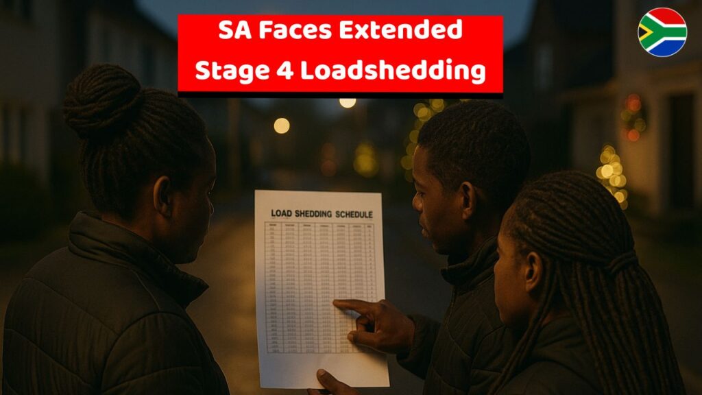 SA Faces Extended Stage 4 Loadshedding