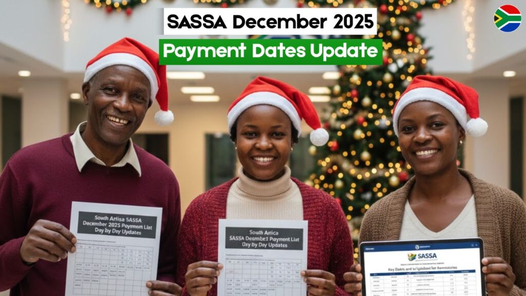 SASSA December 2025 Payment Dates Update