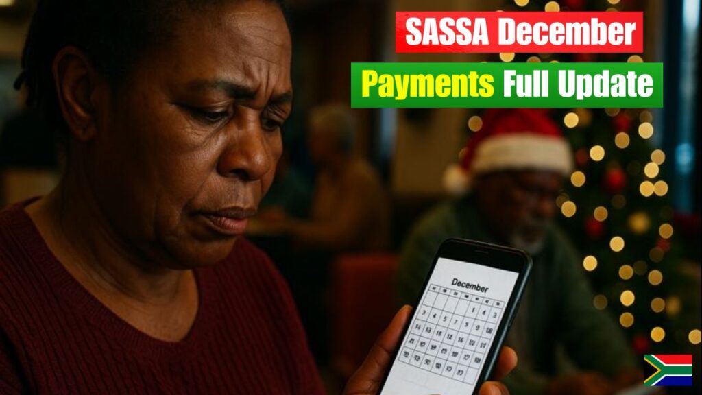 SASSA December 2025 Payout Calendar