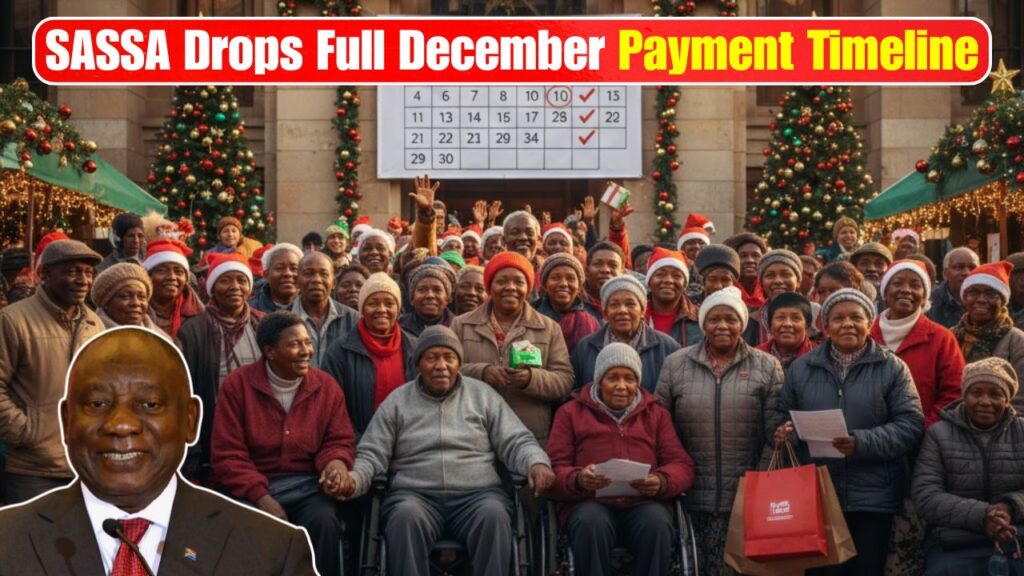 SASSA Drops Full December Payment Timeline