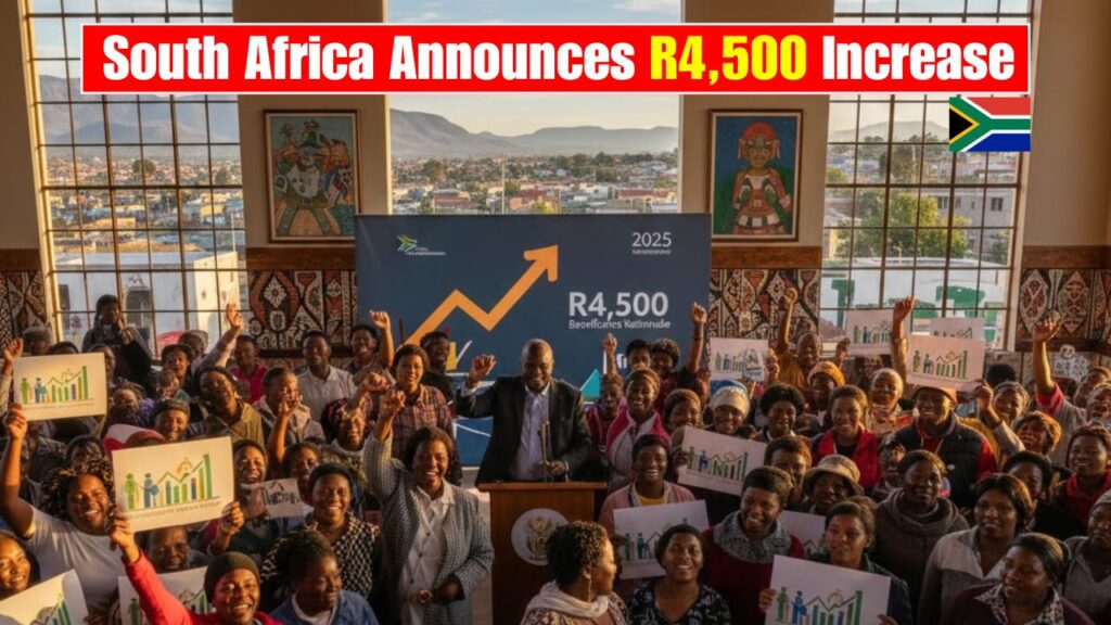 South Africa Announces R4,500 Increase